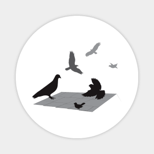 Birds illustration Magnet